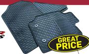 Race Rubber Mats For Nissan NP200 Bakkie 2008+ (2 Pce) FED.MAT00052