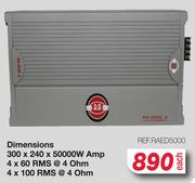 RA 300 x 240 x 5000W Amp REF.RAED5000-Each