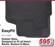 Easy Fit Rubber Mats FED.UNIRR-Per Set