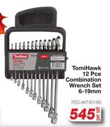 TomiHawk 12 Pce Combination Wrench Set 6-19mm (FED.AKT40180)-Per Set
