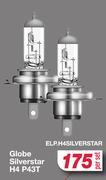 Globe Silverstar H4 P43T (ELP.H4SILVERSTAR)-Per Set
