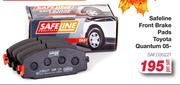 Safeline Front Brake Pads Toyota Quantum 05- (SAF.D3522T)-Per Set