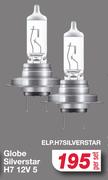 Globe Silverstar H7 12V 5 (ELP.H7SILVERSTAR)-Per Set