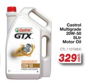 Castrol Multigrade 20W-50 Motor Oil (CTL.11270800)-5L Each