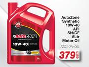 Autozone Synthetic 10W-40 APISN/CF Motor Oil (AZC.10W405L)-5L Each