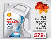 Shell Helix HX8 Synthetic 5W-40 Motor Oil (SHL.550045698)-5L Each