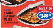 Dixon 4 Slice Sandwich Maker SLS8001S
