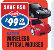 Wireless Optical Mouse TM-3000-Each