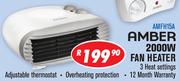 Amber 2000W Fan Heater AMFH15A