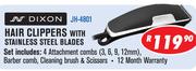 Dixon Hair Clippers With Stainless Steel Blades JH-4801