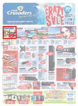 Cash Crusaders : The Crazy Sale (16 May - 5 Jun 2016), page 1