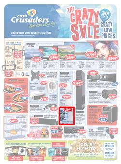 Cash Crusaders : The Crazy Sale (16 May - 5 Jun 2016), page 1