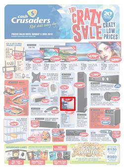 Cash Crusaders : The Crazy Sale (16 May - 5 Jun 2016), page 1