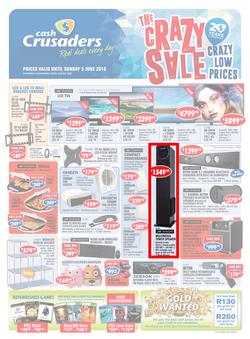 Cash Crusaders : The Crazy Sale (16 May - 5 Jun 2016), page 1