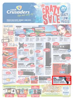 Cash Crusaders : The Crazy Sale (16 May - 5 Jun 2016), page 1