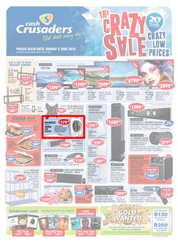 Cash Crusaders : The Crazy Sale (16 May - 5 Jun 2016), page 1