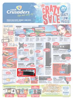 Cash Crusaders : The Crazy Sale (16 May - 5 Jun 2016), page 1