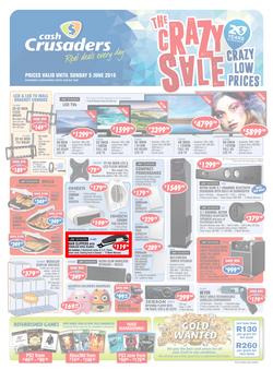 Cash Crusaders : The Crazy Sale (16 May - 5 Jun 2016), page 1