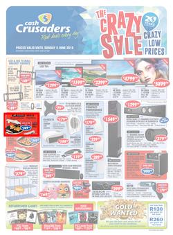 Cash Crusaders : The Crazy Sale (16 May - 5 Jun 2016), page 1