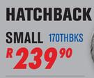 170T Hatchback  Polyester Car Covers Small With Elastic Front And Rear Hems 170THBKS