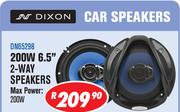 Dixon 200W 6.5" 2 Way Speakers DN65298