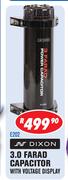 Dixon 3.0 Farad Capacitor With Voltage Display E202