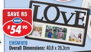 Multi Photo Frames Overall 40.8x26.3Cm EWSM1816