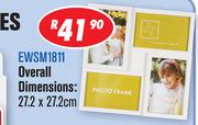 Multi Photo Frames Overall 27.2x27.2Cm EWSM1811