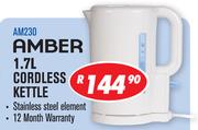 Amber 1.7Ltr Cordless Kettle AM230