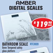 Amber Bathroom Digital Scale RTC3020-Each