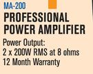 DXN Pro Professional Power Amplifier MA200