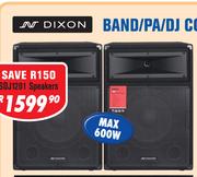 Dixon 12" DJ/PA Speakers(Pair) SDJ201