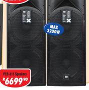 DXN Pro Dual 15" DJ Speaker(Pair) PLB215