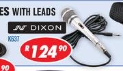 Dixon Wired Microphone With Leads K637