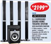 Dixon 5.1 Surround Sound Home Theatre System With Bluetooth Function DN510B