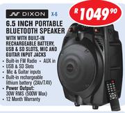 Dixon 6.5" Portable Bluetooth Speaker X-6