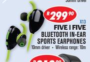 Five I Five Bluetooth In-Ear Sports Earphones X13