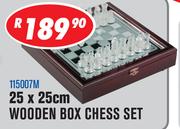 Wooden Box Chess Set 25x25Cm 115007M