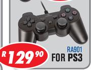 Rippa Wired Game Controller For PS3 RA901