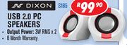 Dixon USB 2.0 PC Speakers S185