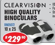 Clear Vision High Quality Binoculars BN05072 10x25