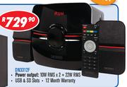 Dixon 2.1 Channel Multimedia System With Supwoofer & 2 Speakers DN3312F