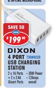 Dixon 4 Port USB Charging Station
