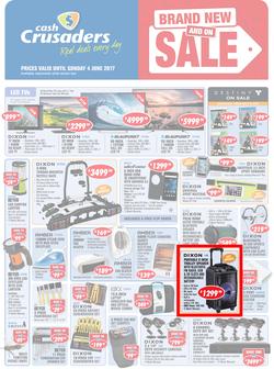 Cash Crusaders : Brand New And On Sale (12 May - 4 June 2017), page 1