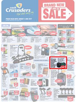 Cash Crusaders : Brand New And On Sale (12 May - 4 June 2017), page 1