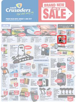 Cash Crusaders : Brand New And On Sale (12 May - 4 June 2017), page 1