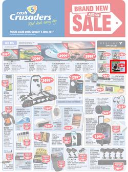 Cash Crusaders : Brand New And On Sale (12 May - 4 June 2017), page 1