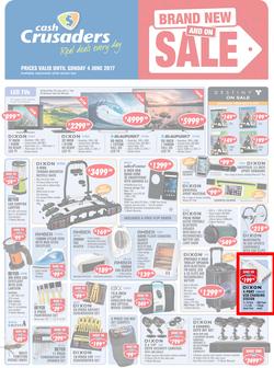 Cash Crusaders : Brand New And On Sale (12 May - 4 June 2017), page 1