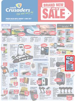 Cash Crusaders : Brand New And On Sale (12 May - 4 June 2017), page 1