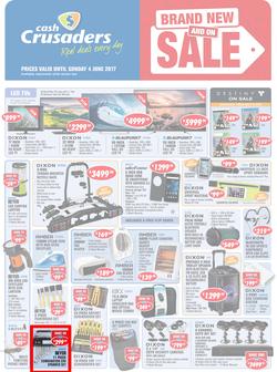 Cash Crusaders : Brand New And On Sale (12 May - 4 June 2017), page 1